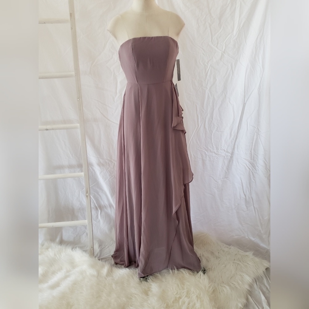 Mauve Strapless Gown